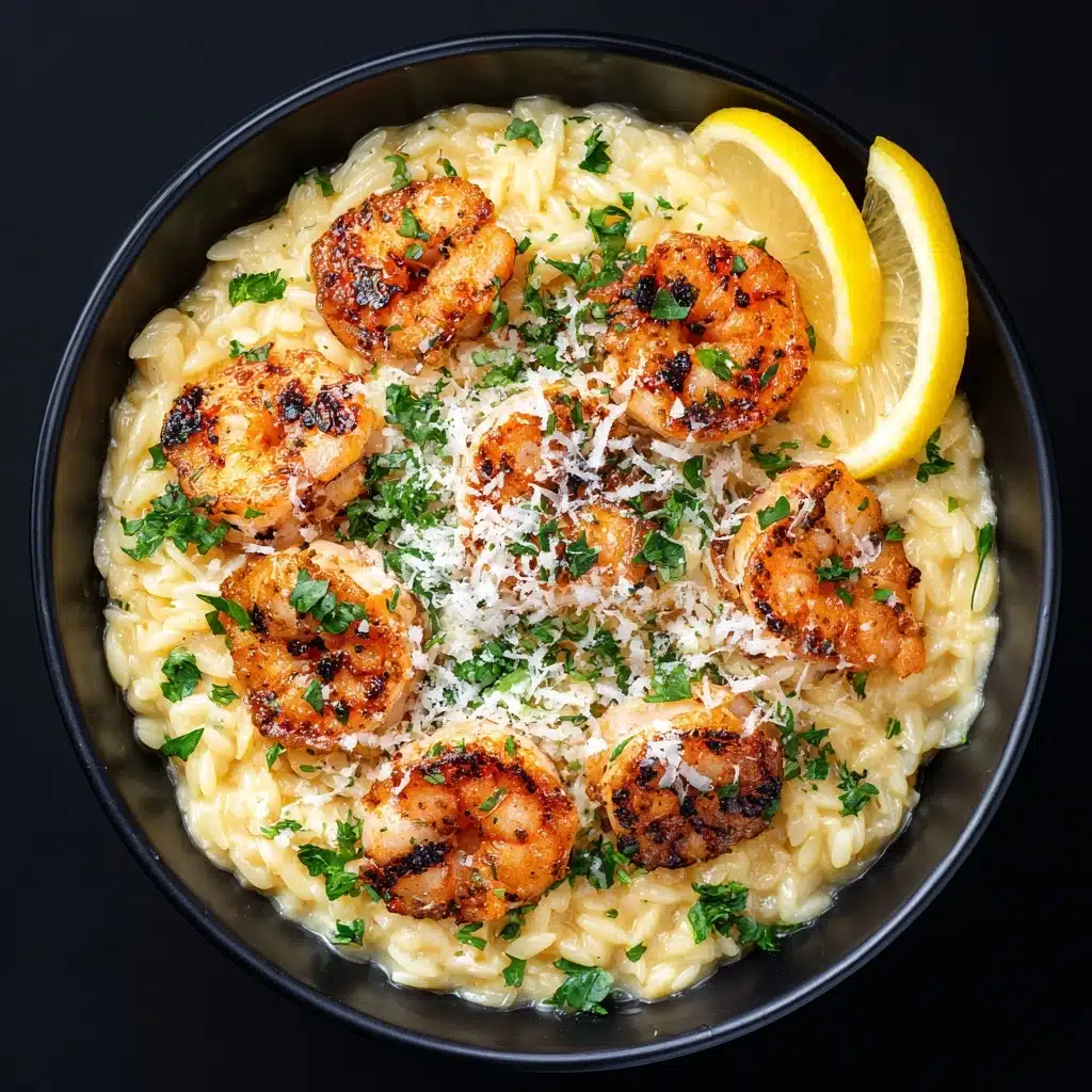 Shrimp Orzo Lemon Garlic Sauce: A Delicious & Easy Recipe - Recipe Image