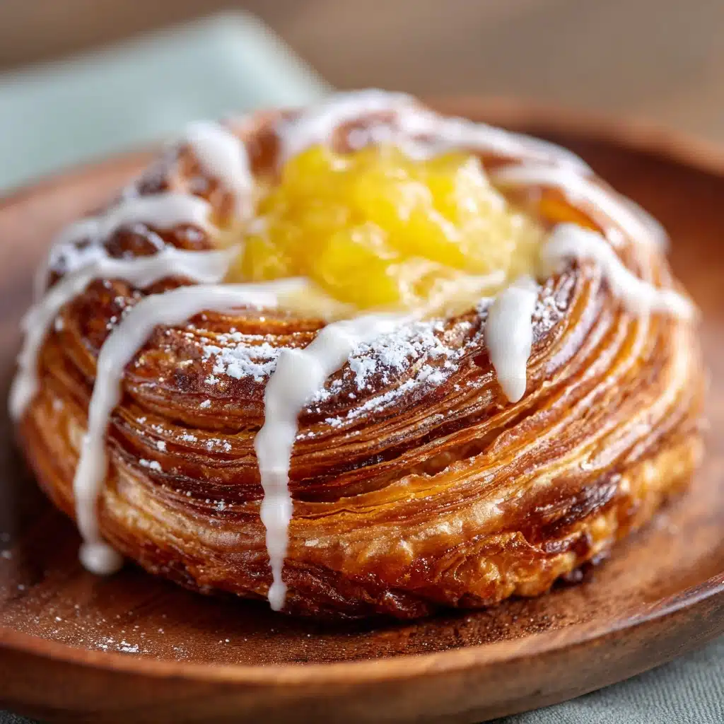 Peach Pie Cruffins: A Deliciously Easy Recipe - Recipe Image