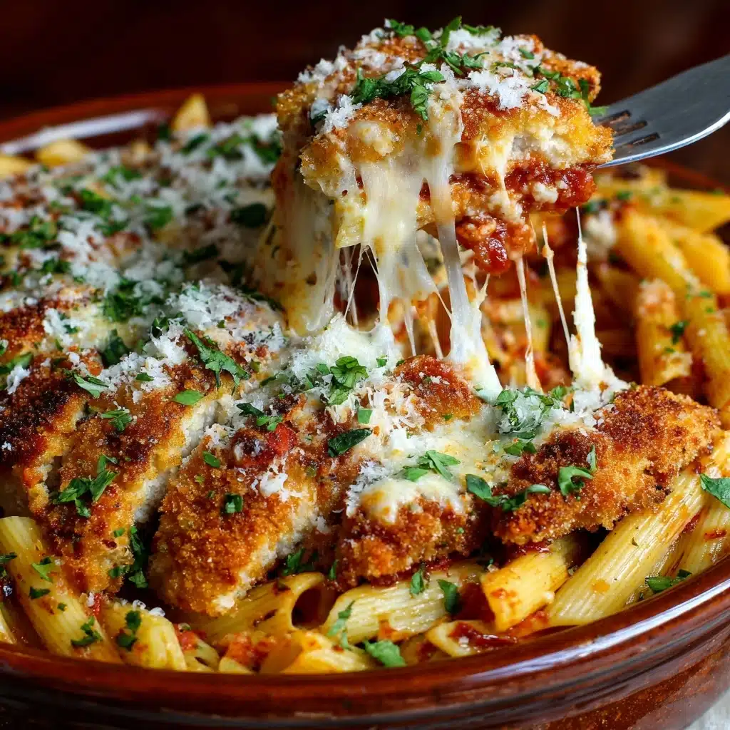 Slow Cooker Chicken Parmesan Pasta Recipe