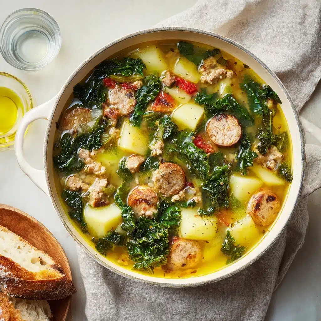 Sausage, Potato and Spinach Soup Recipe - Recipe Image
