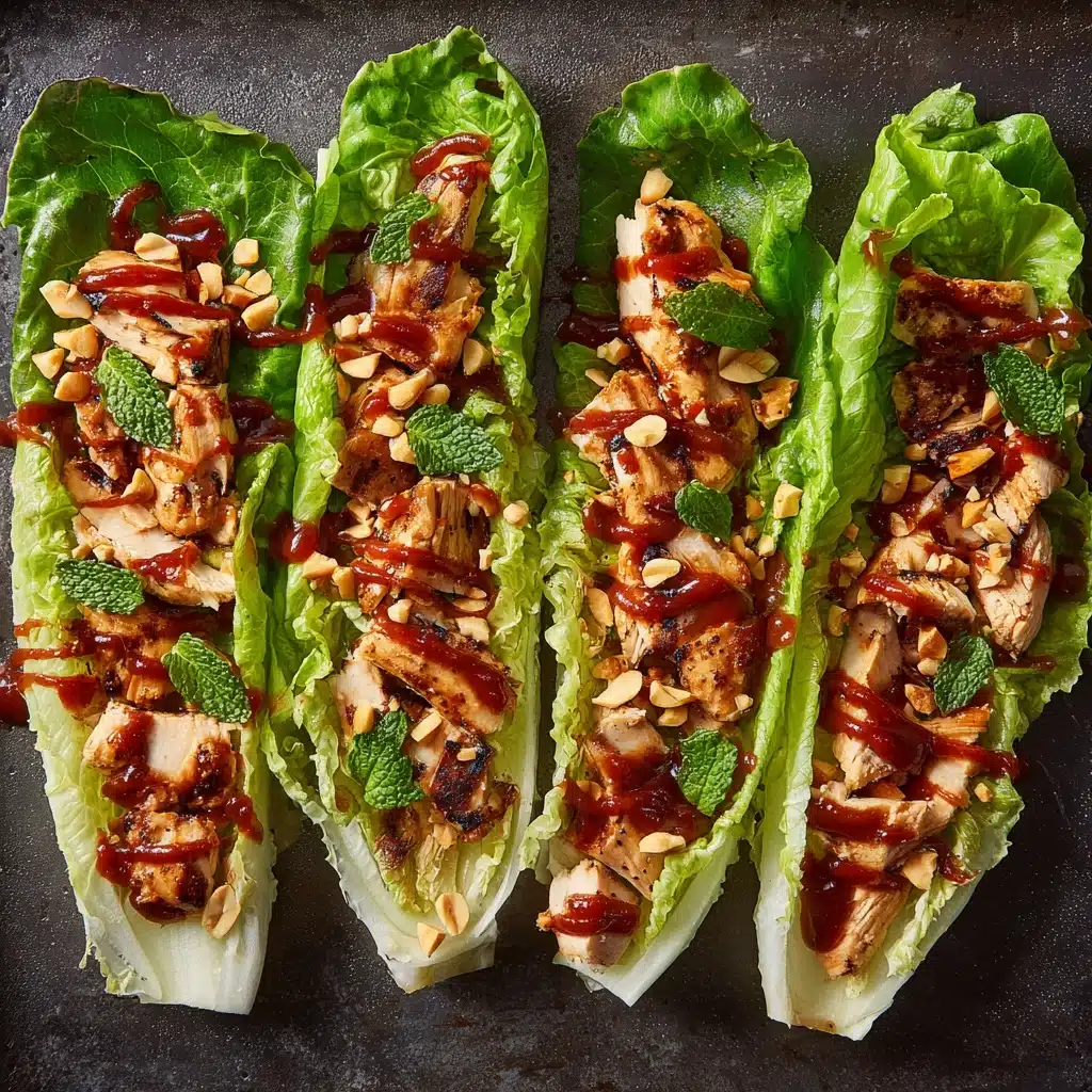 Peanut Chicken Lettuce Wraps Recipe - Recipe Image