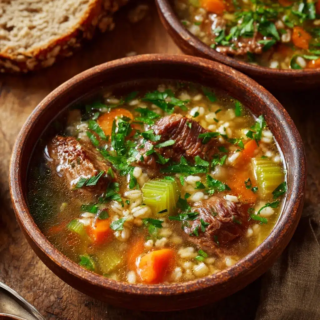 Hearty Beef Barley Soup Recipe - Recipe Image