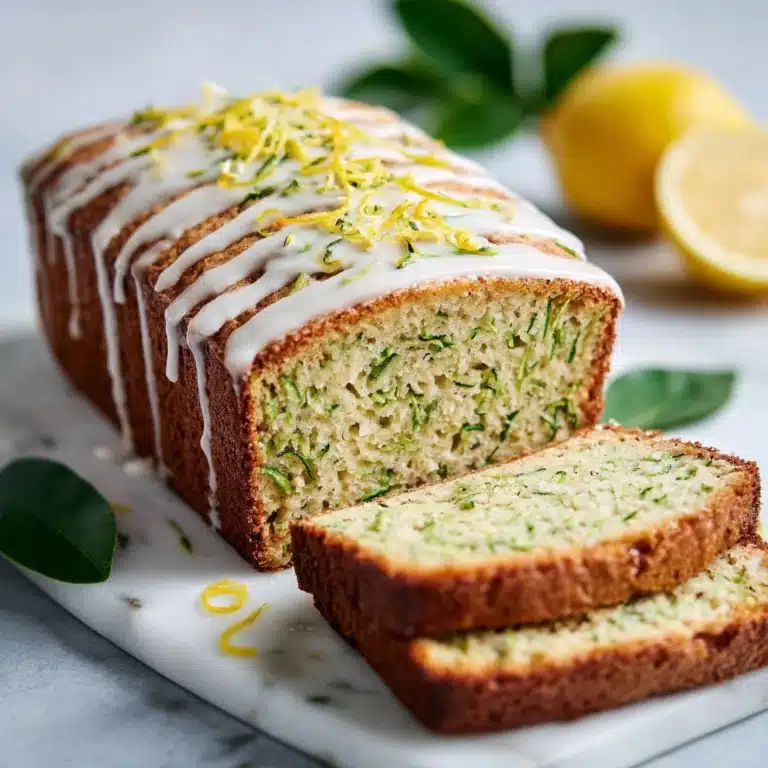 Lemon Yogurt Zucchini Bread Recipe