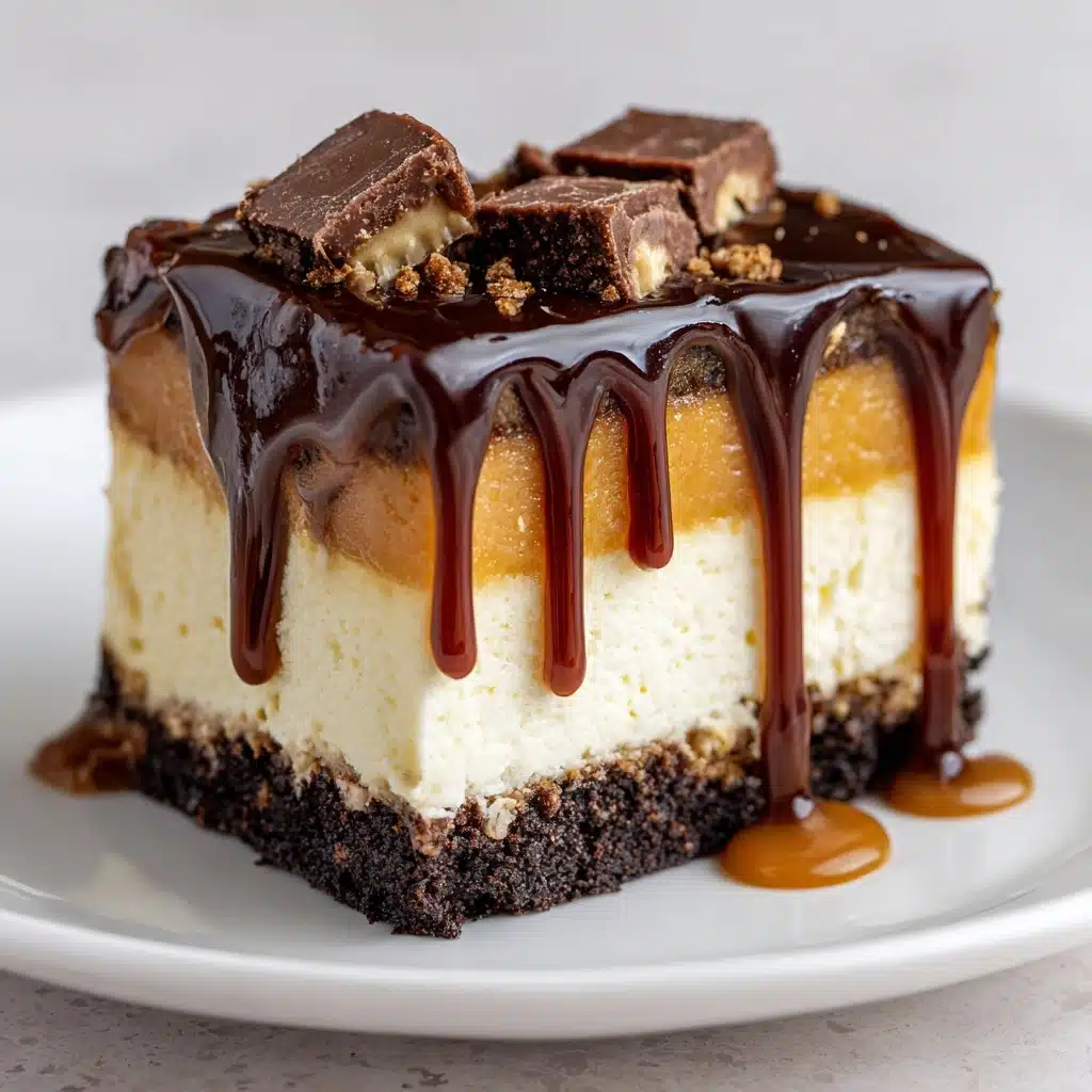 Caramel Brownie Cheesecake Recipe