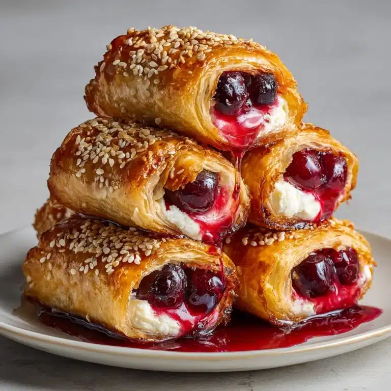 Air Fryer Cherry Cheesecake Egg Rolls Recipe
