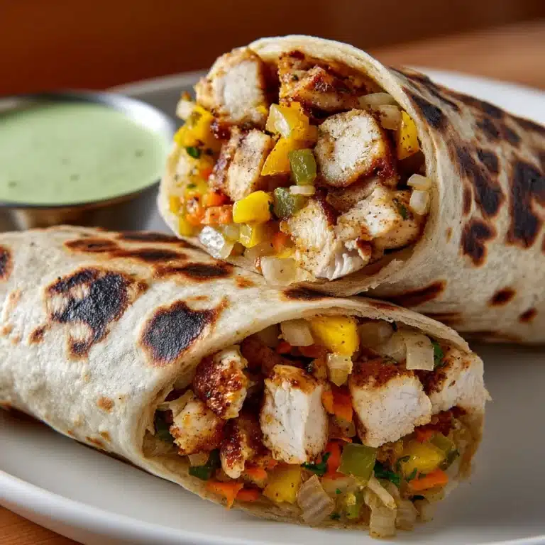 Chicken Fajita Burrito Recipe