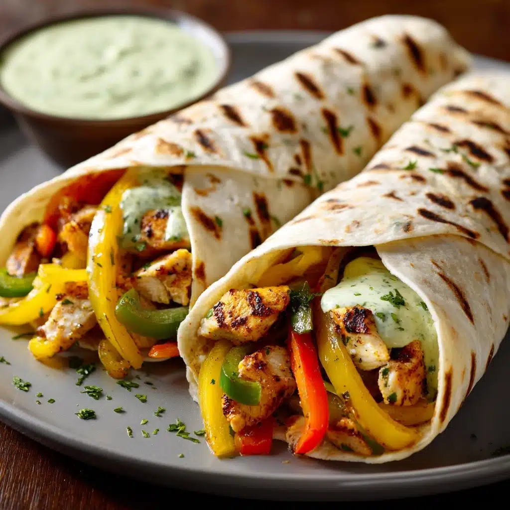 Chicken Fajita Burrito Recipe - Recipe Image