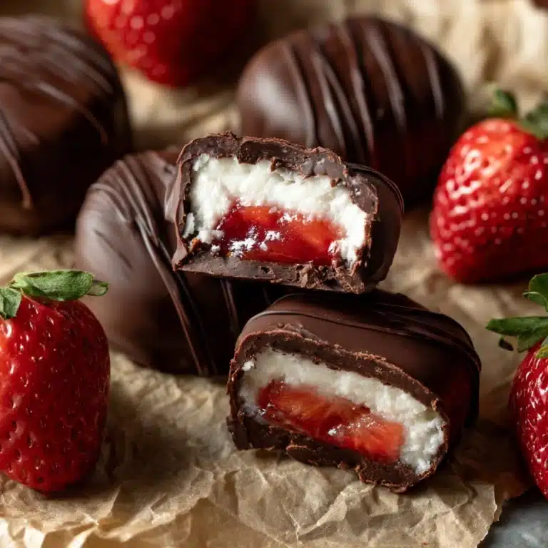 Chocolate-Covered Strawberry Yogurt Clusters Recipe