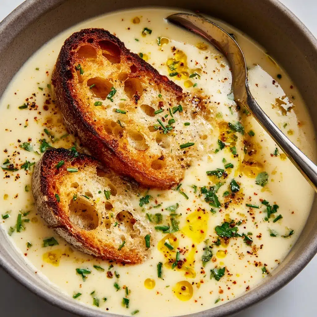 Country French Garlic Soup Recipe - Recipe Image