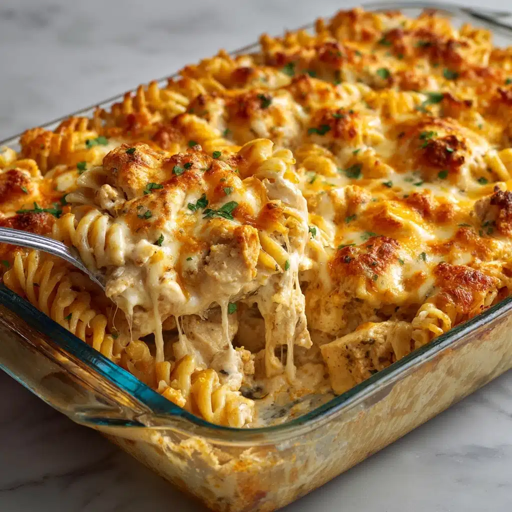 Buffalo Chicken Pasta Bake Recipe