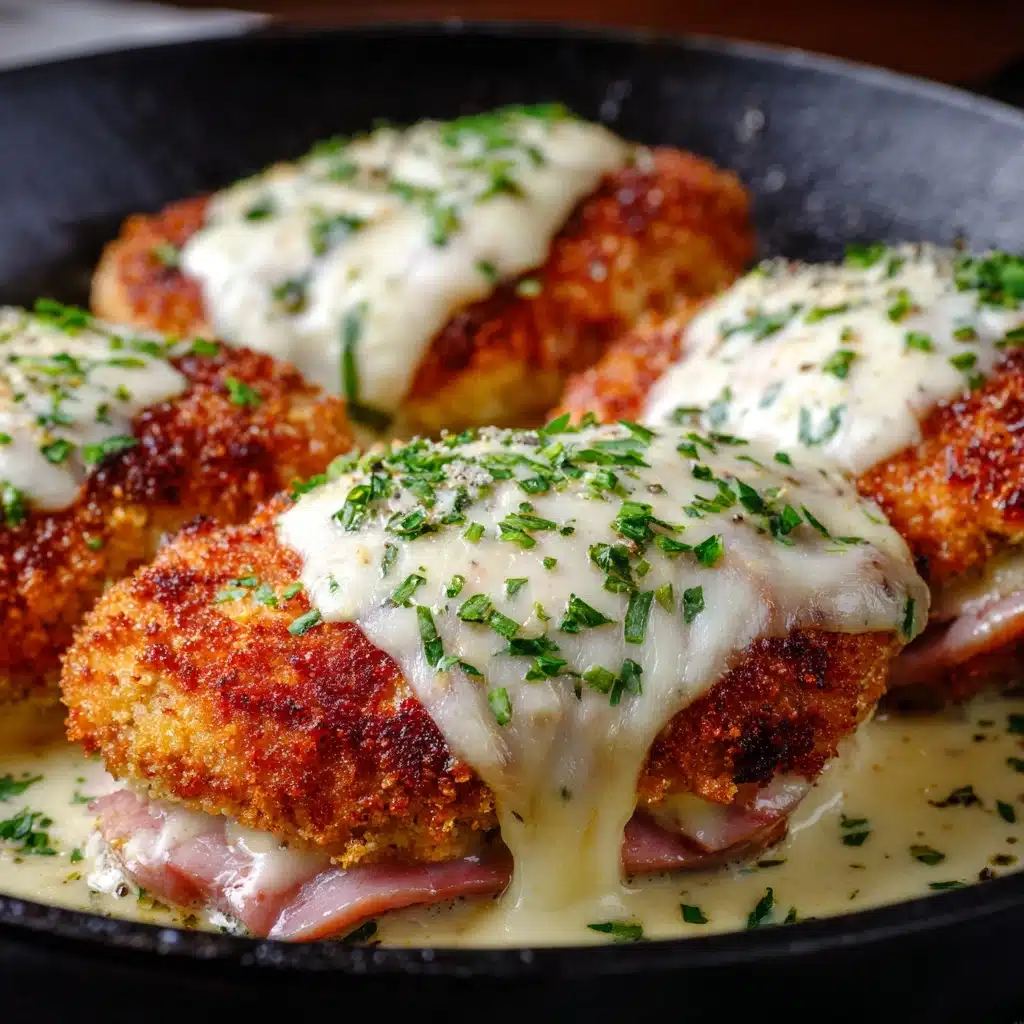 Skillet Chicken Cordon Bleu Recipe - Recipe Image