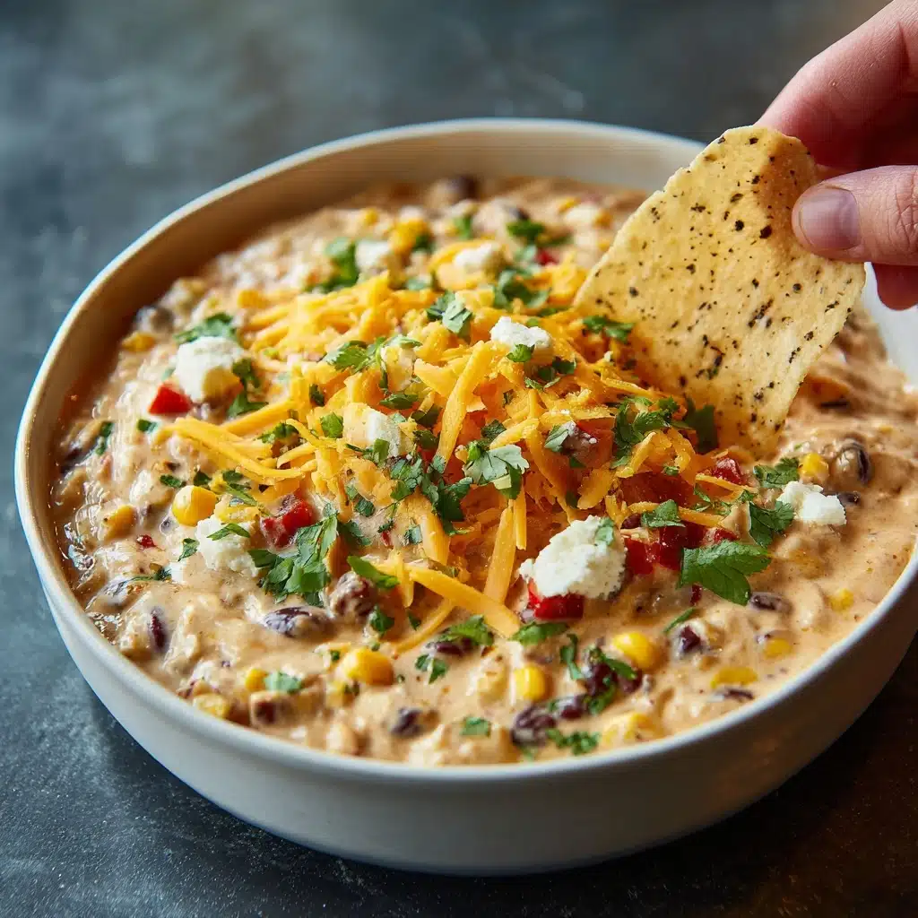Black Bean Corn Mexican Fiesta Dip Recipe - Recipe Image