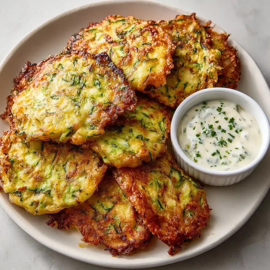 Crispy Zucchini Fritters Recipe - Recipe Image