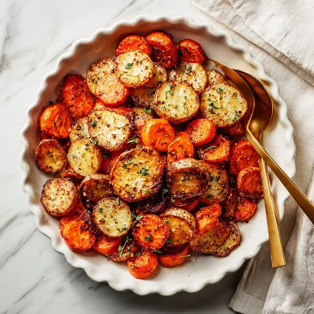 Perfect Roasted Potatoes And Carrots Recipe - Recipe Image