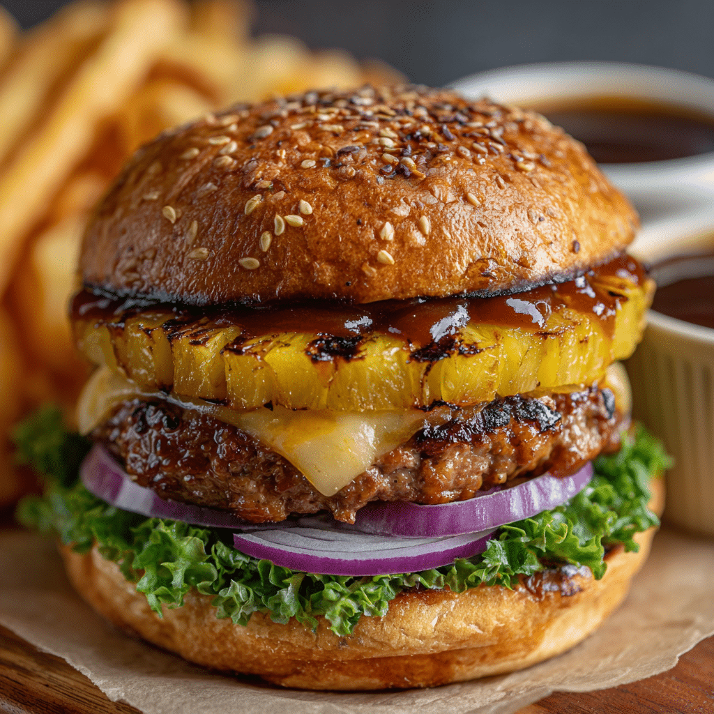 Hawaiian Burger Recipe - Recipe Image