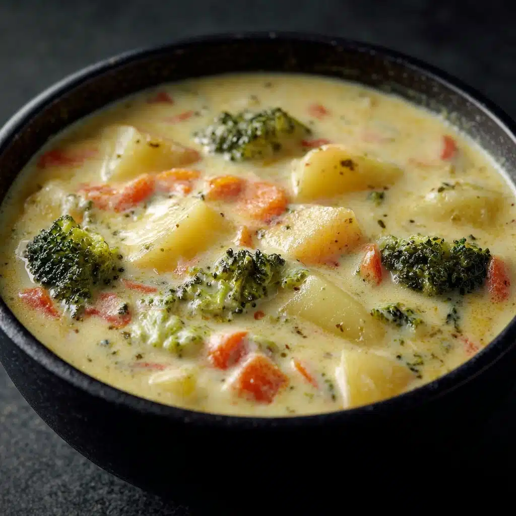 Cheesy Vegetable Soup Recipe - Recipe Image