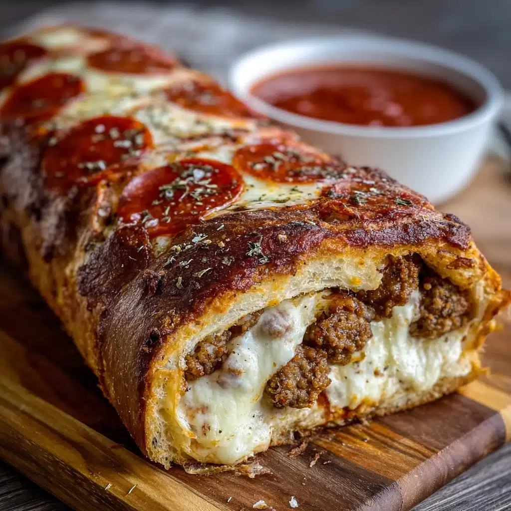 Meat Lovers Pizza Bread Recipe - Recipe Image