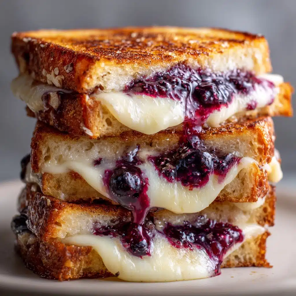 Blueberry Brie Grilled Cheese Recipe - Recipe Image
