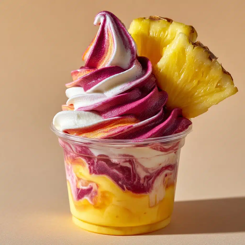 Pineapple Strawberry Swirled Frappuccino Recipe - Recipe Image