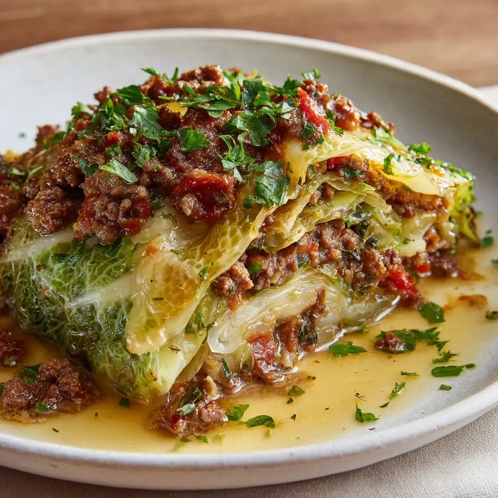 Easy & Hearty Cabbage and Ground Beef Skillet Recipe - Recipe Image