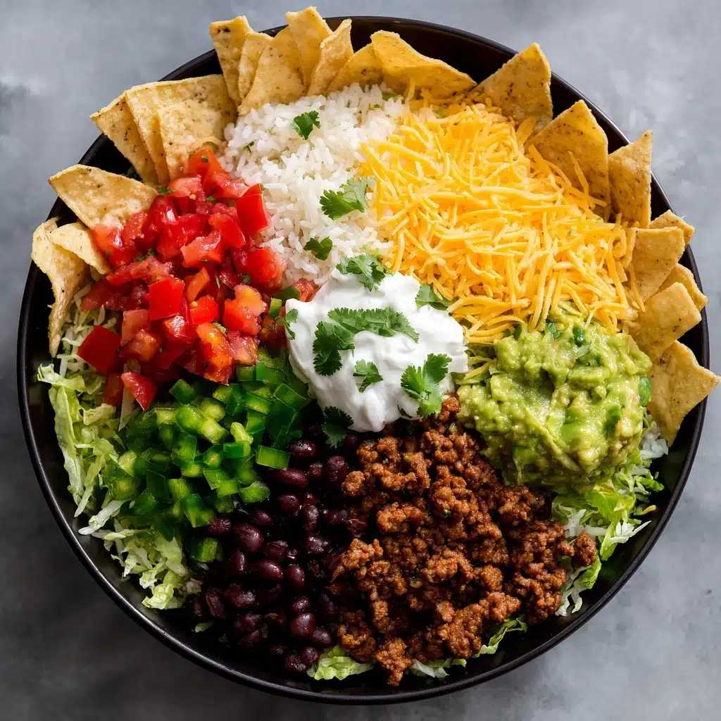 Bubbly Taco Salad Bowl Recipe - Recipe Image