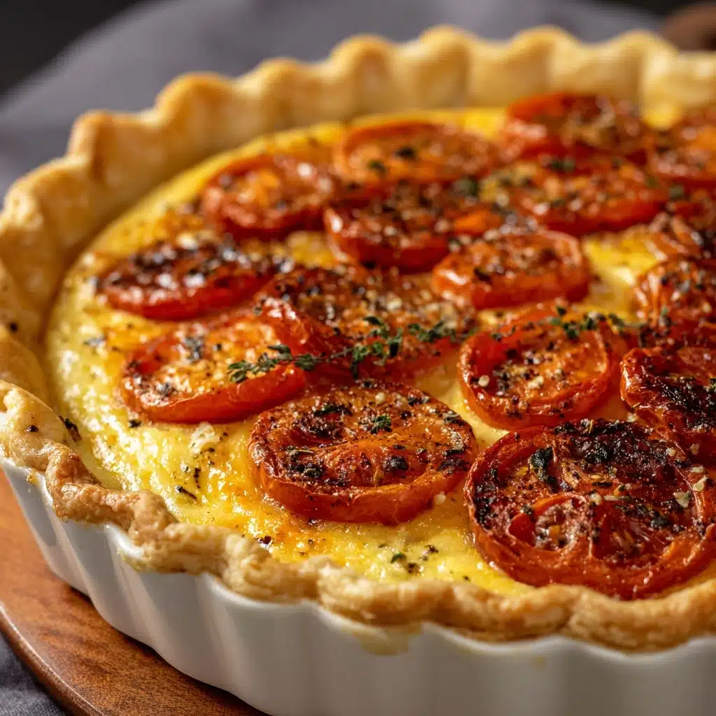 Cheesy Tomato Pie Recipe - Recipe Image
