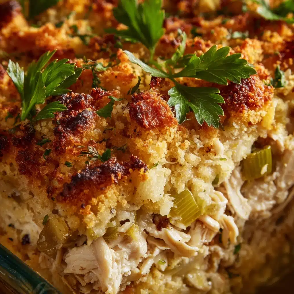 Chicken and Stuffing Casserole Recipe - Recipe Image