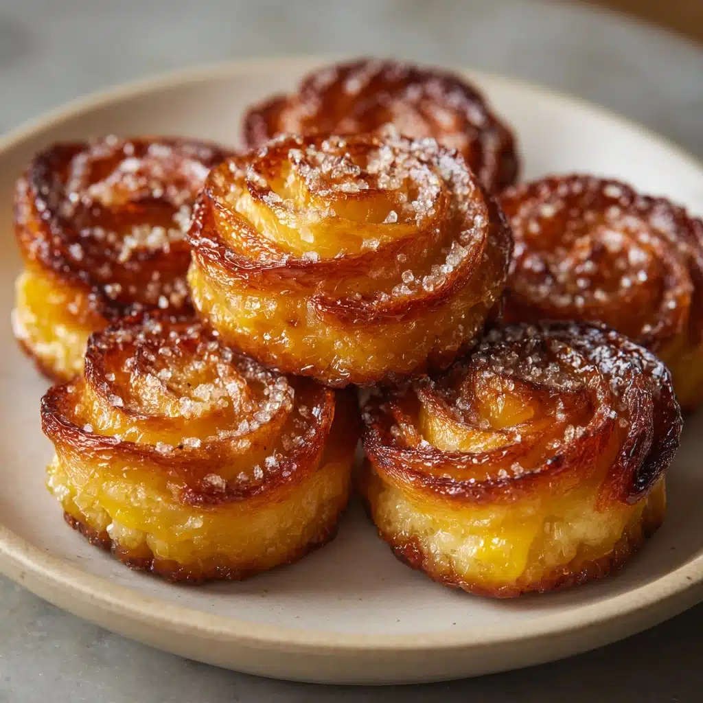 Peach Pie Cruffins Recipe - Recipe Image