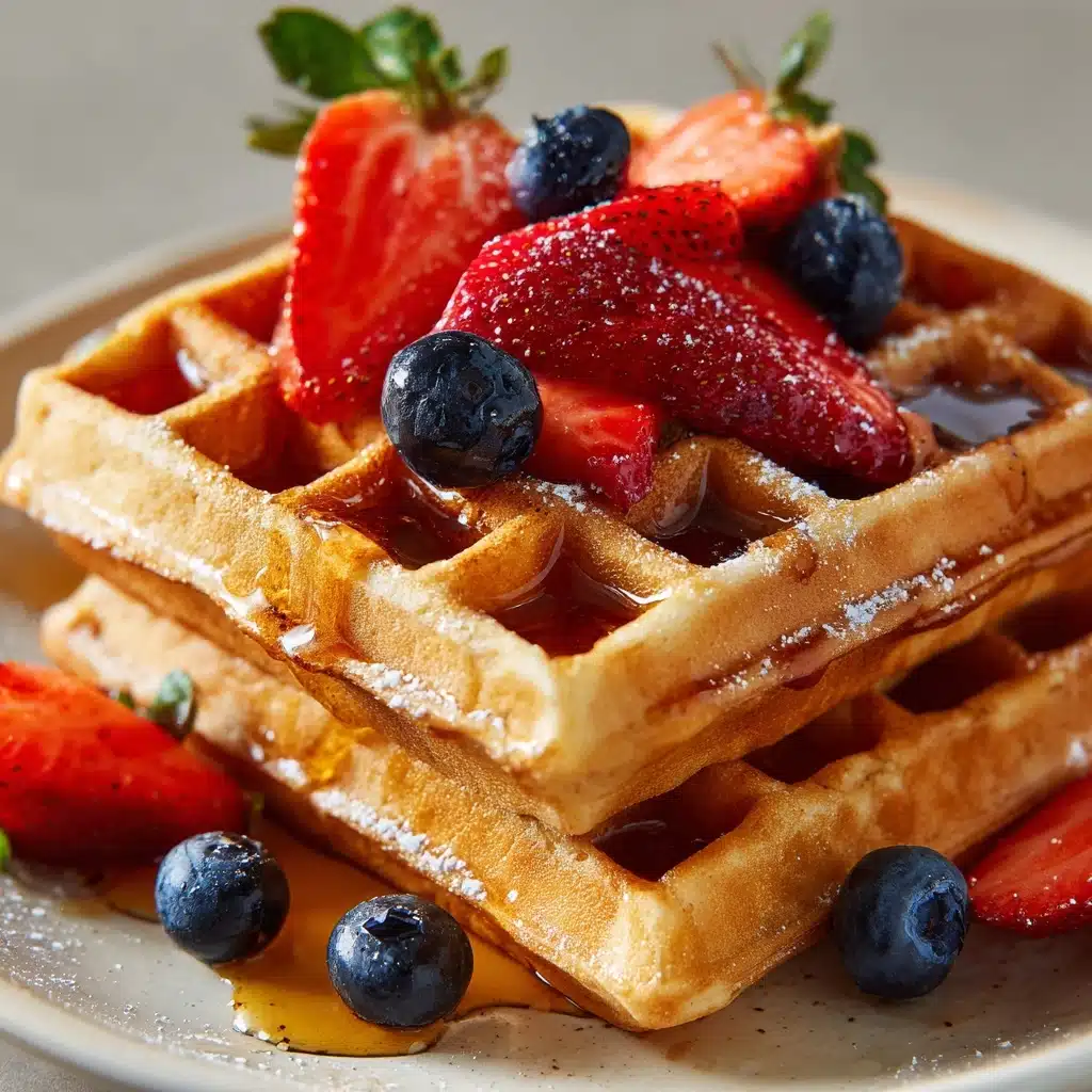 Cinnamon Waffles with Maple Butter Recipe - Recipe Image