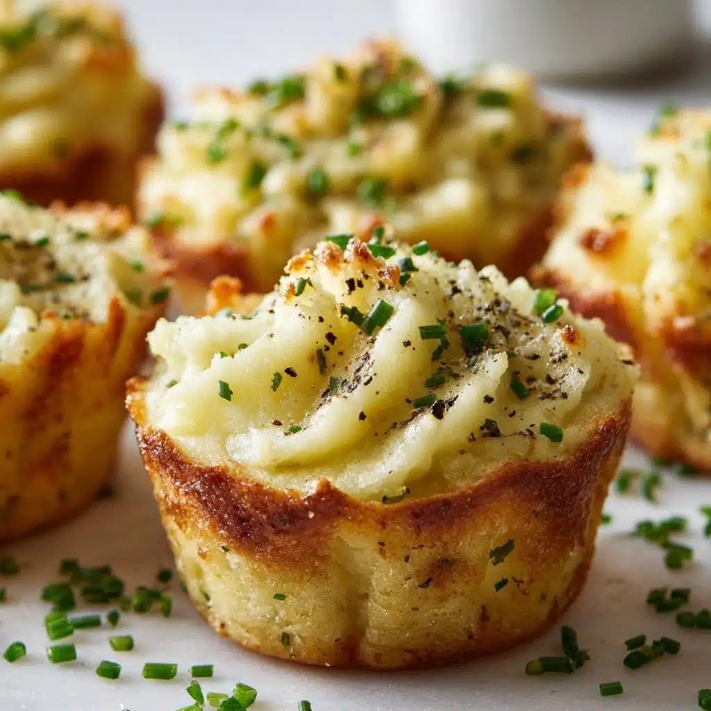 Garlic Parmesan Mashed Potato Cups Recipe - Recipe Image