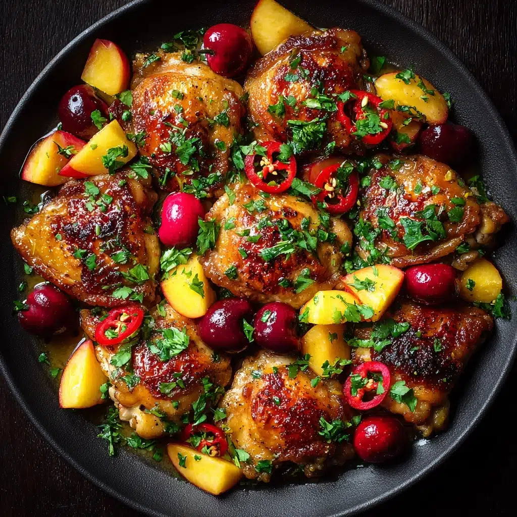 Jalapeño Peach Chicken: A Perfect Blend of Spicy and Sweet Recipe - Recipe Image