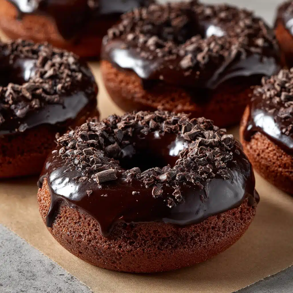 Irresistible Chocolate Cake Donuts Recipe - Recipe Image
