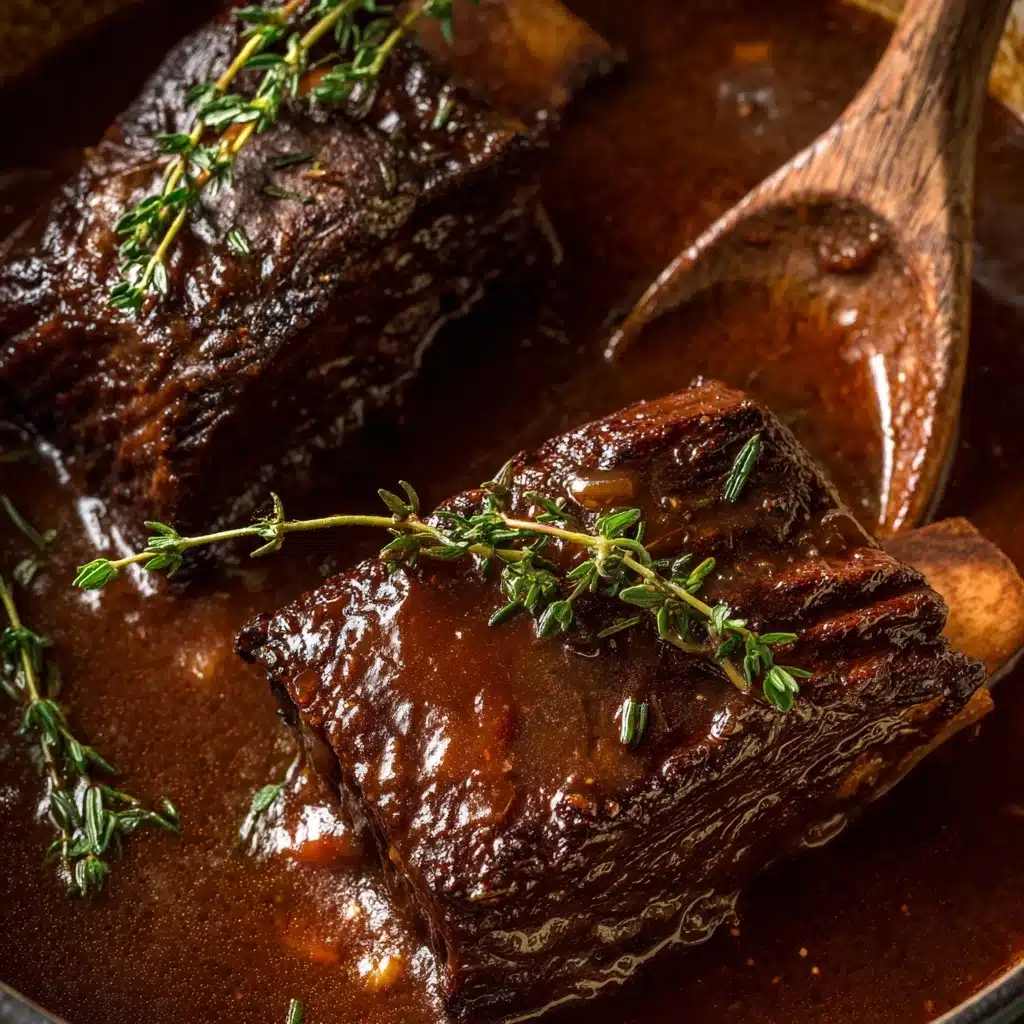 Braised Lamb Shanks with Herb Infusion Recipe - Recipe Image