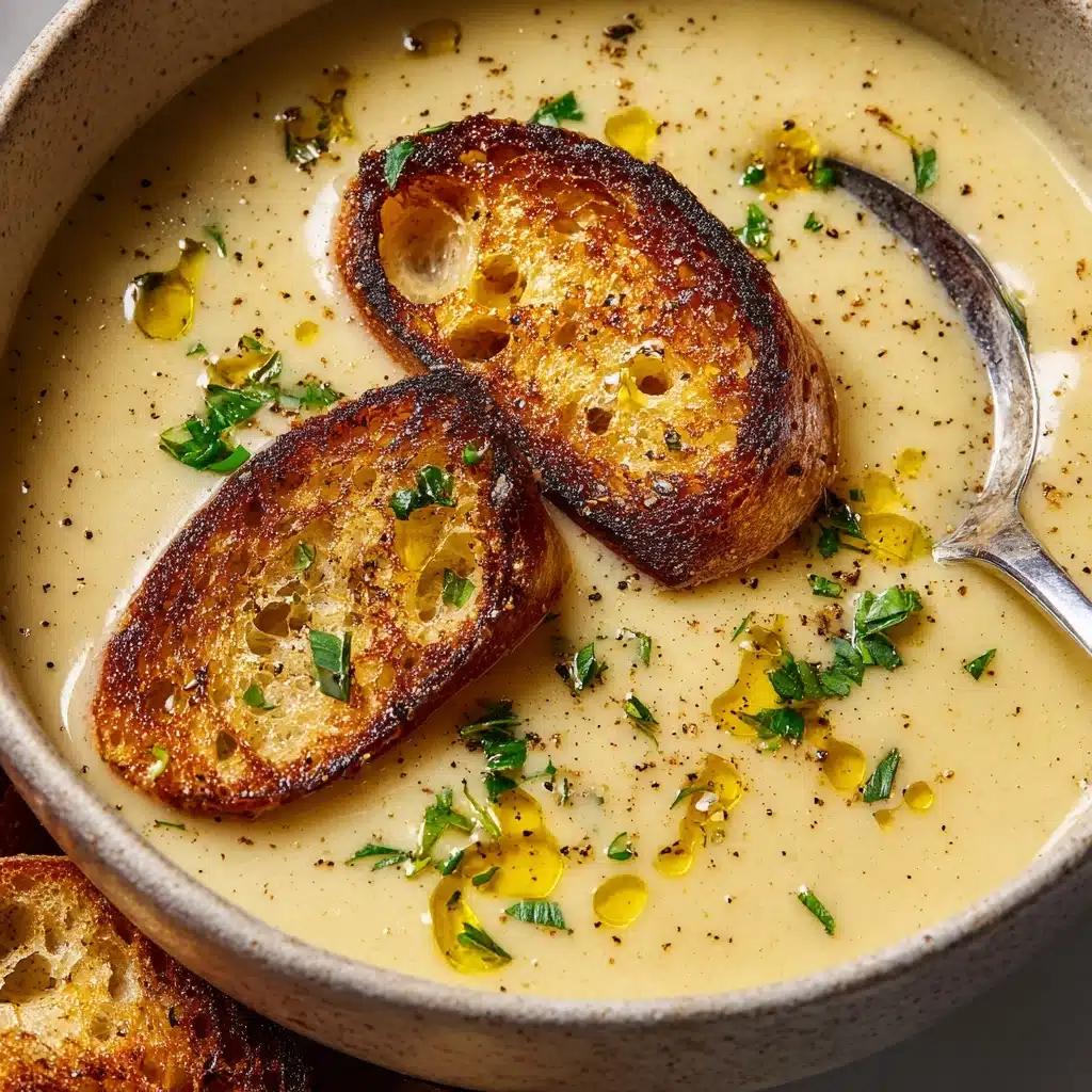 Country French Garlic Soup Recipe - Recipe Image