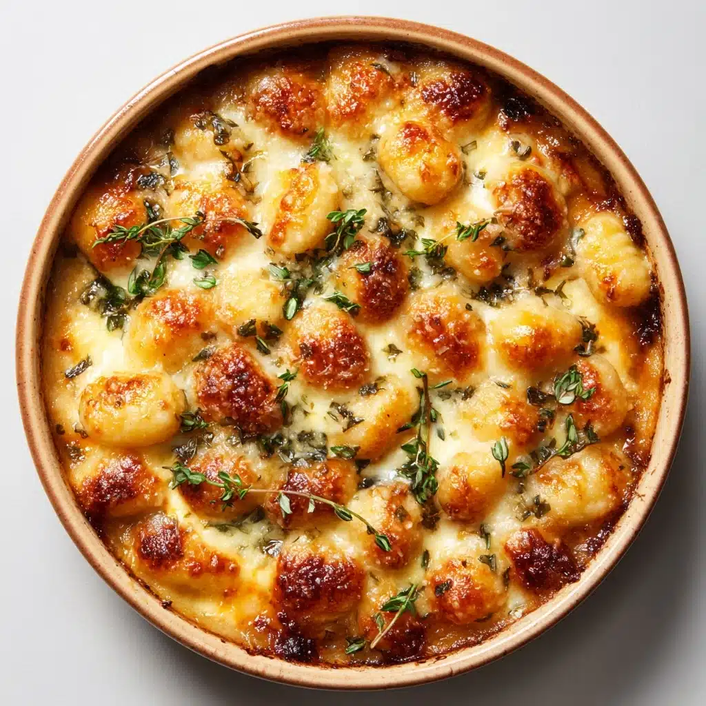 Baked French Onion Gnocchi Recipe - Recipe Image