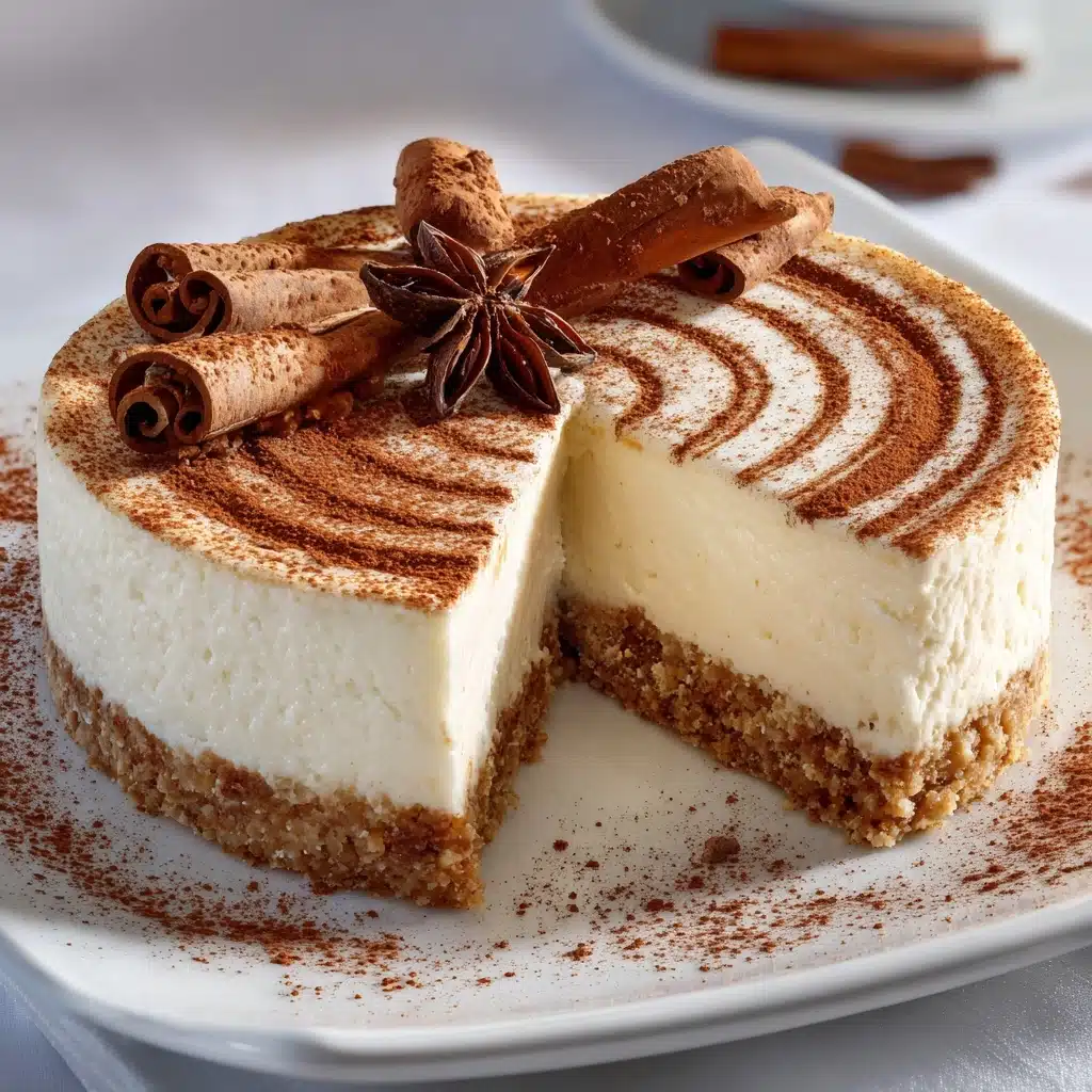 Cinnamon Roll Cheesecake Recipe - Recipe Image