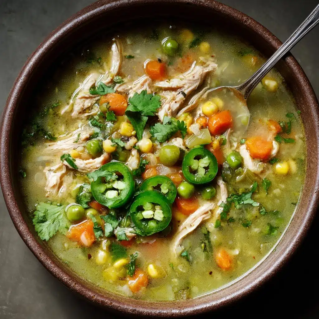 Crock Pot Green Enchilada Chicken Soup Recipe - Recipe Image
