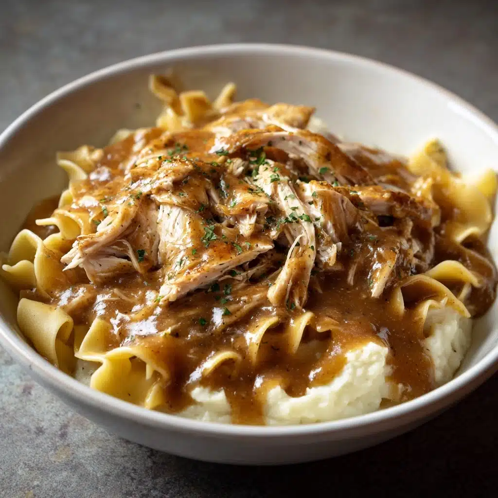 Slow Cooker Chicken and Gravy Recipe - Recipe Image