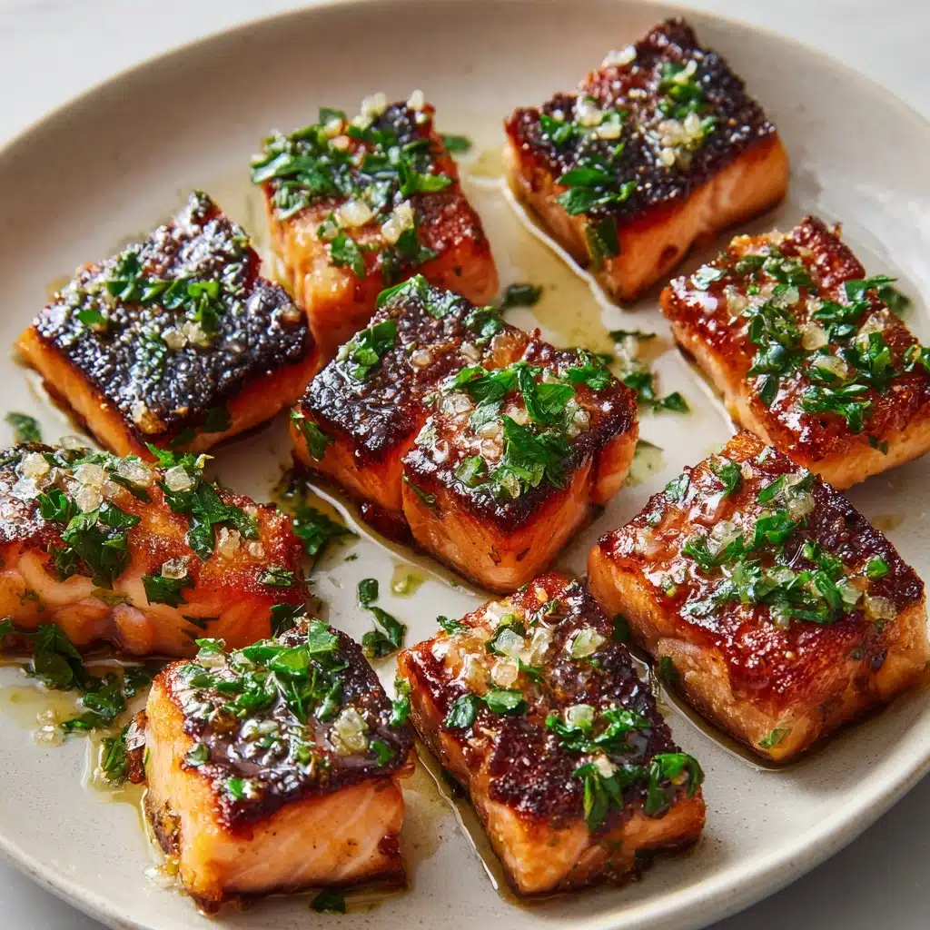 Pan-Seared Salmon Bites Recipe - Recipe Image