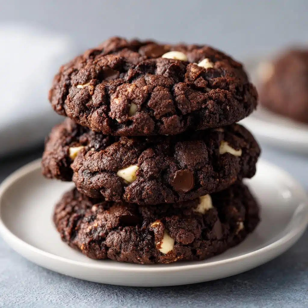 Flourless Triple Chocolate Cookies Recipe - Recipe Image