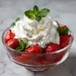 Strawberries with Mint-Infused Cream Recipe