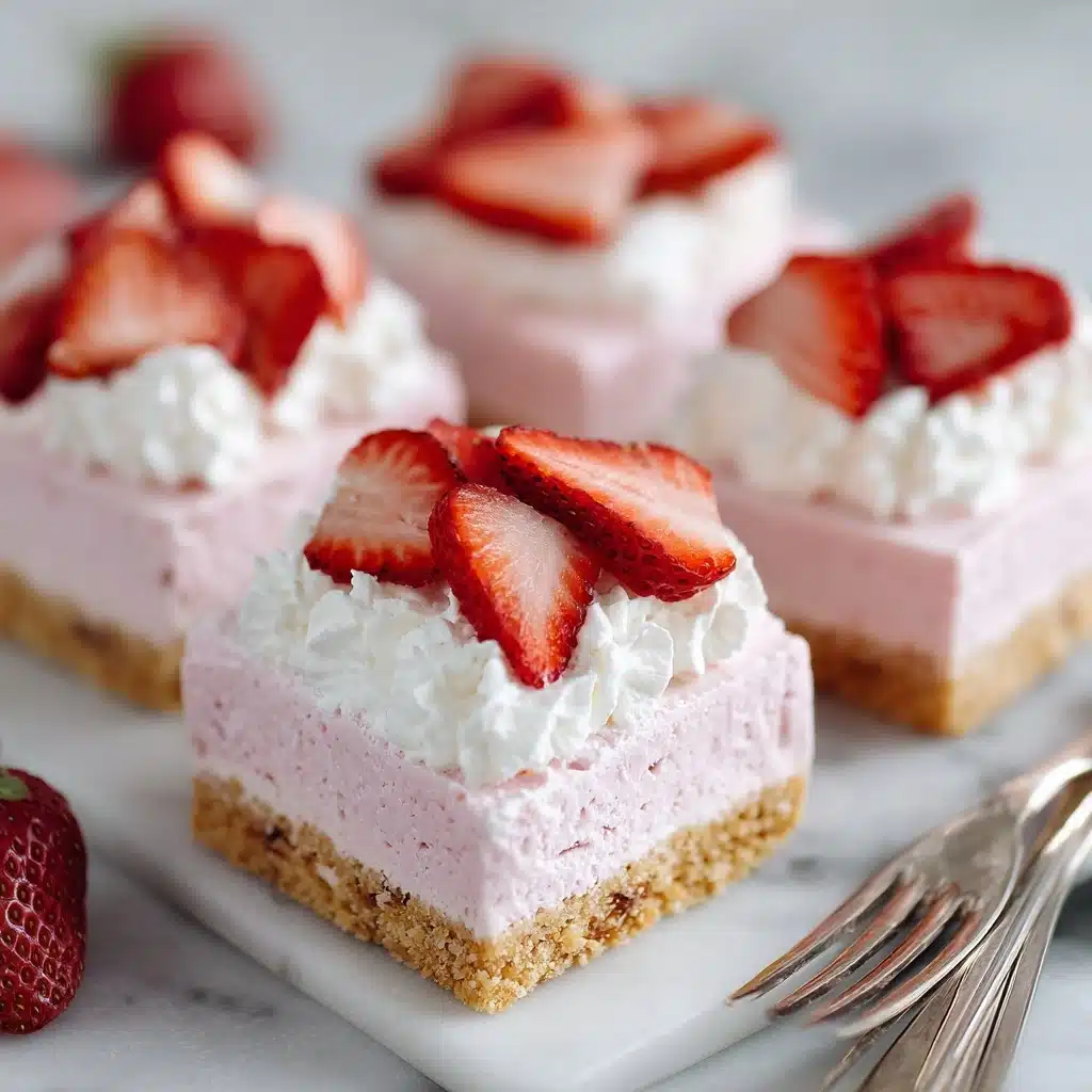 Strawberry Cheesecake Bars Recipe - Recipe Image