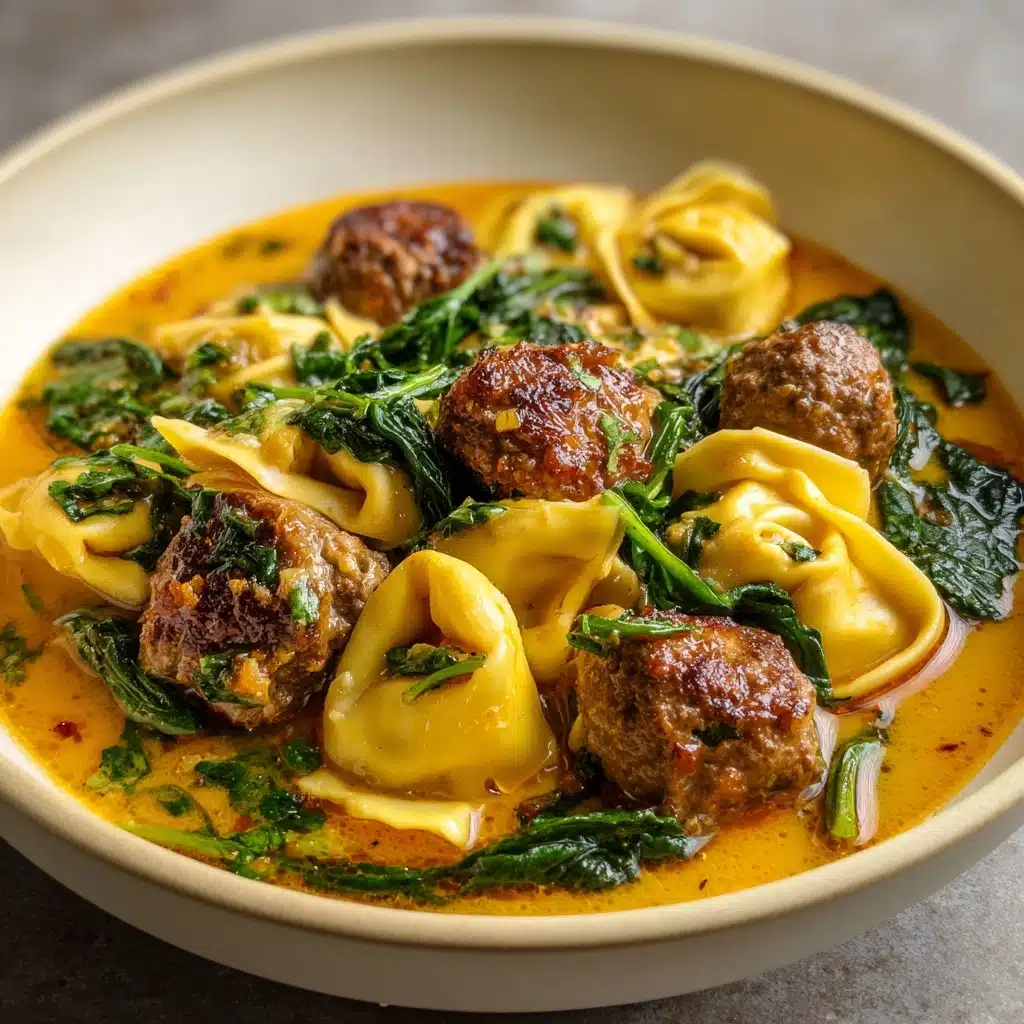 Sausage Tortellini Soup with Spinach Recipe - Recipe Image