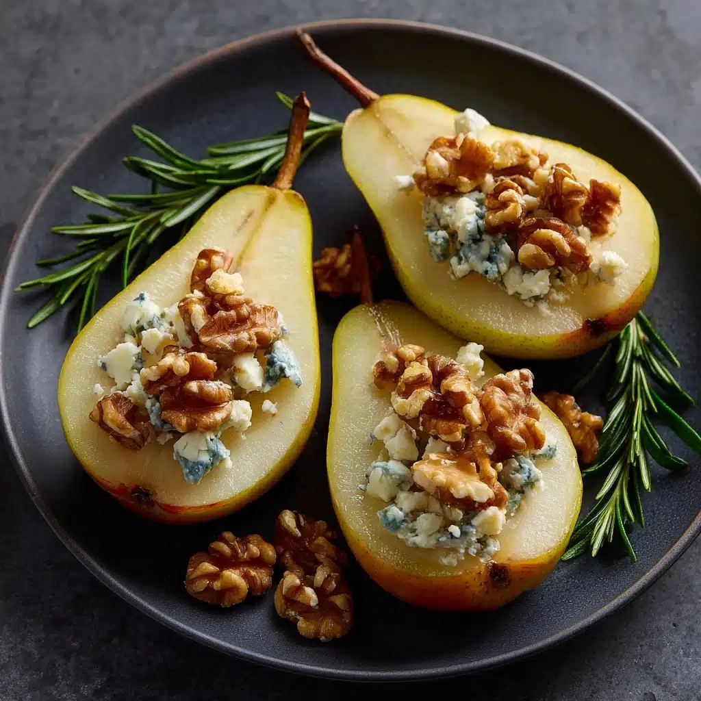 Elegant Blue Cheese Stuffed Pears Recipe - Recipe Image