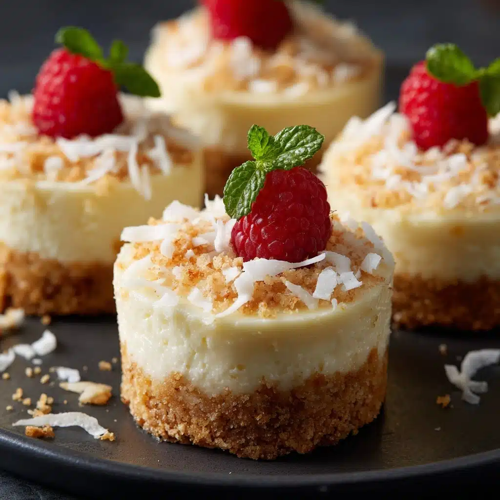 Coconut Milk Mini Cheesecakes Recipe - Recipe Image