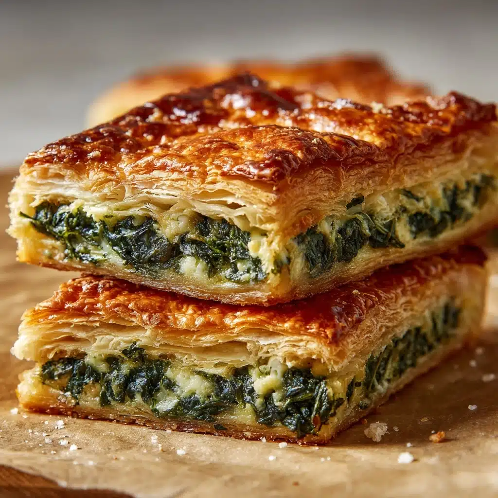 Spinach Stuffed Pie Recipe