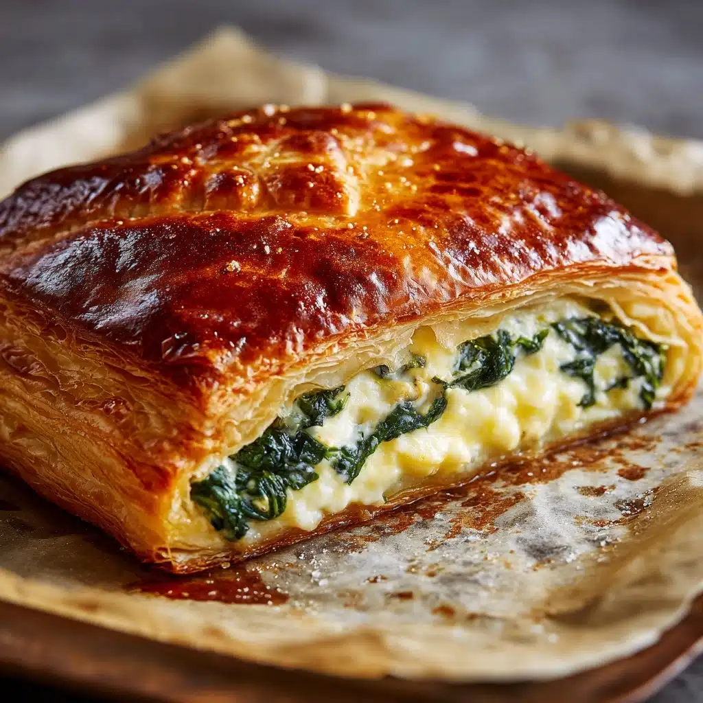 Spinach Stuffed Pie Recipe - Recipe Image