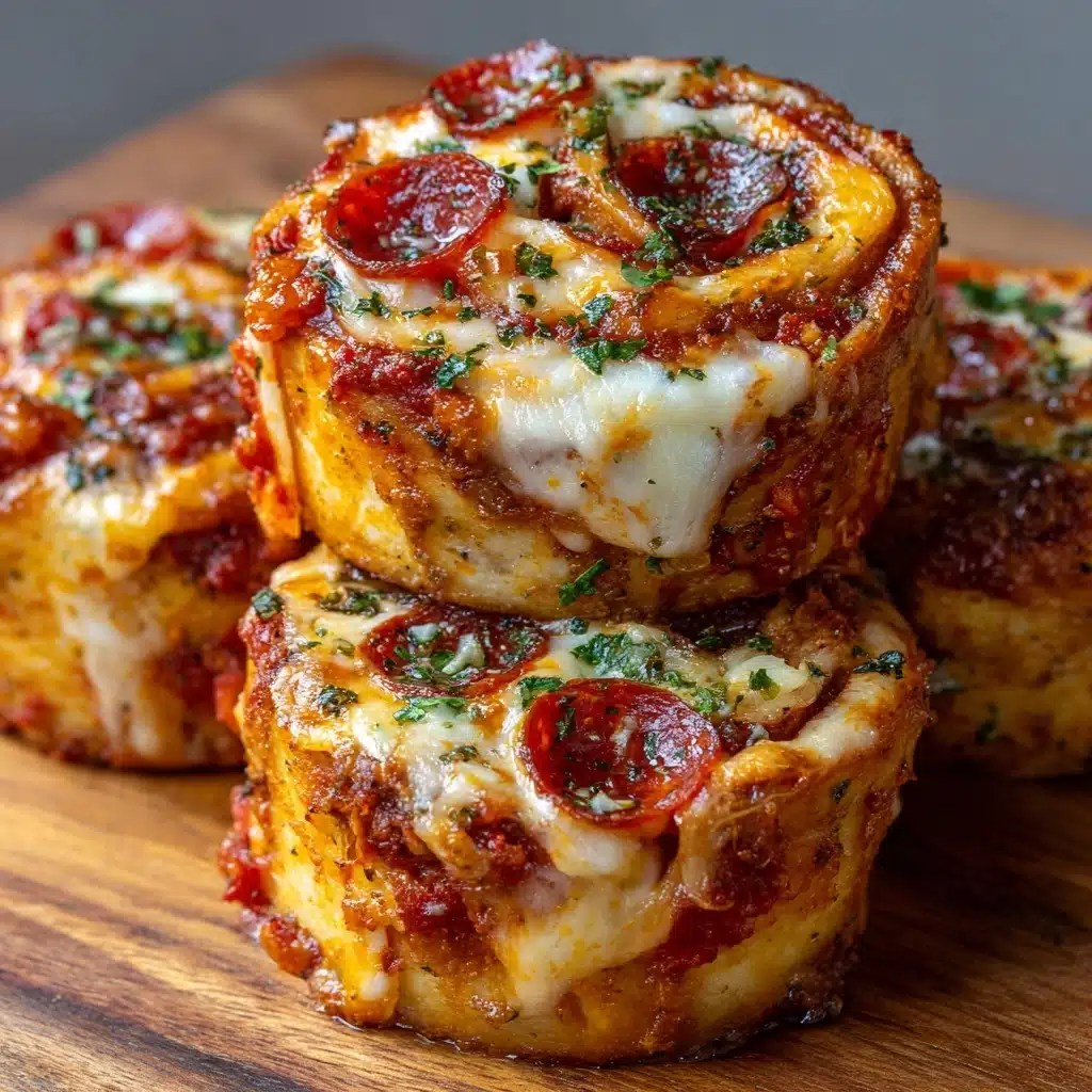 Cheesy Pepperoni Pizza Roll-Ups Recipe - Recipe Image
