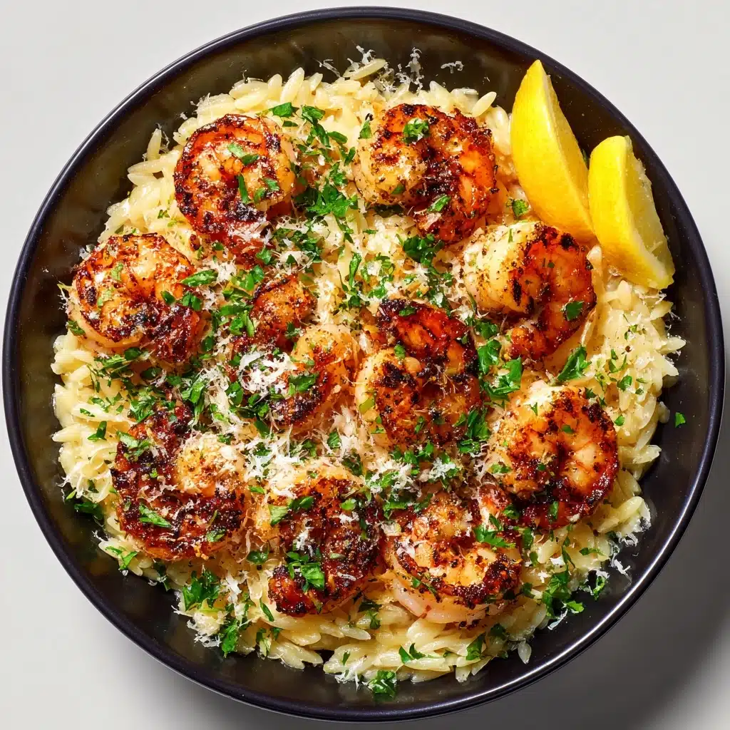 Shrimp Orzo Lemon Garlic Sauce: A Delicious & Easy Recipe - Recipe Image