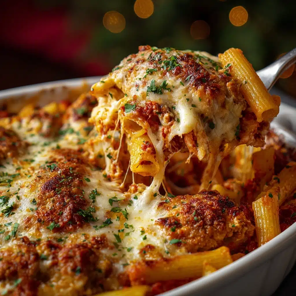 Slow Cooker Chicken Parmesan Pasta Recipe - Recipe Image